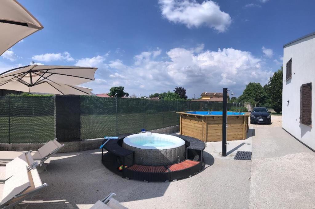 Nifty Intera Villa Con Piscina Relax, Idromassaggio E Sauna Muscletto 외부 사진
